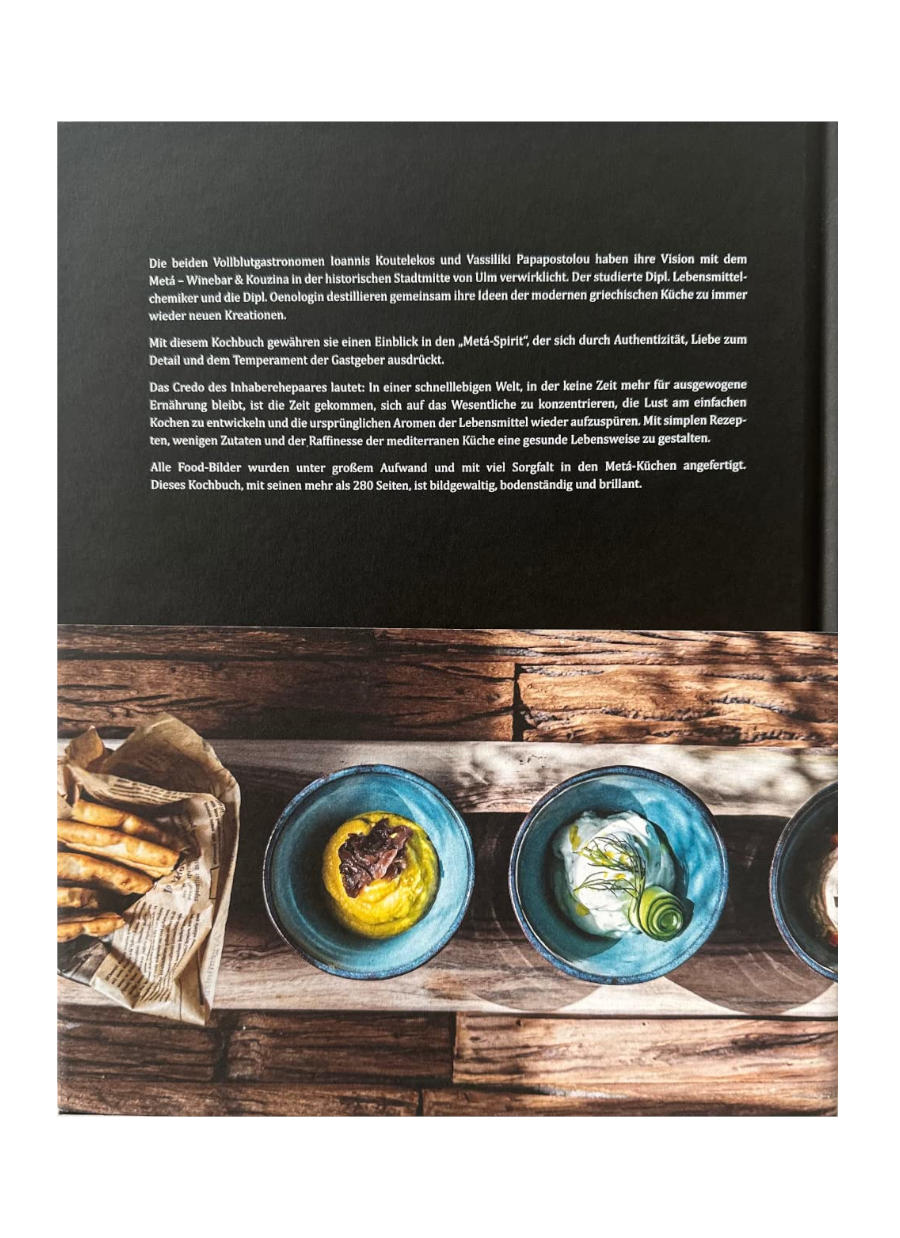 Meta - The Cookbook: Über das Buch [Rückseite]