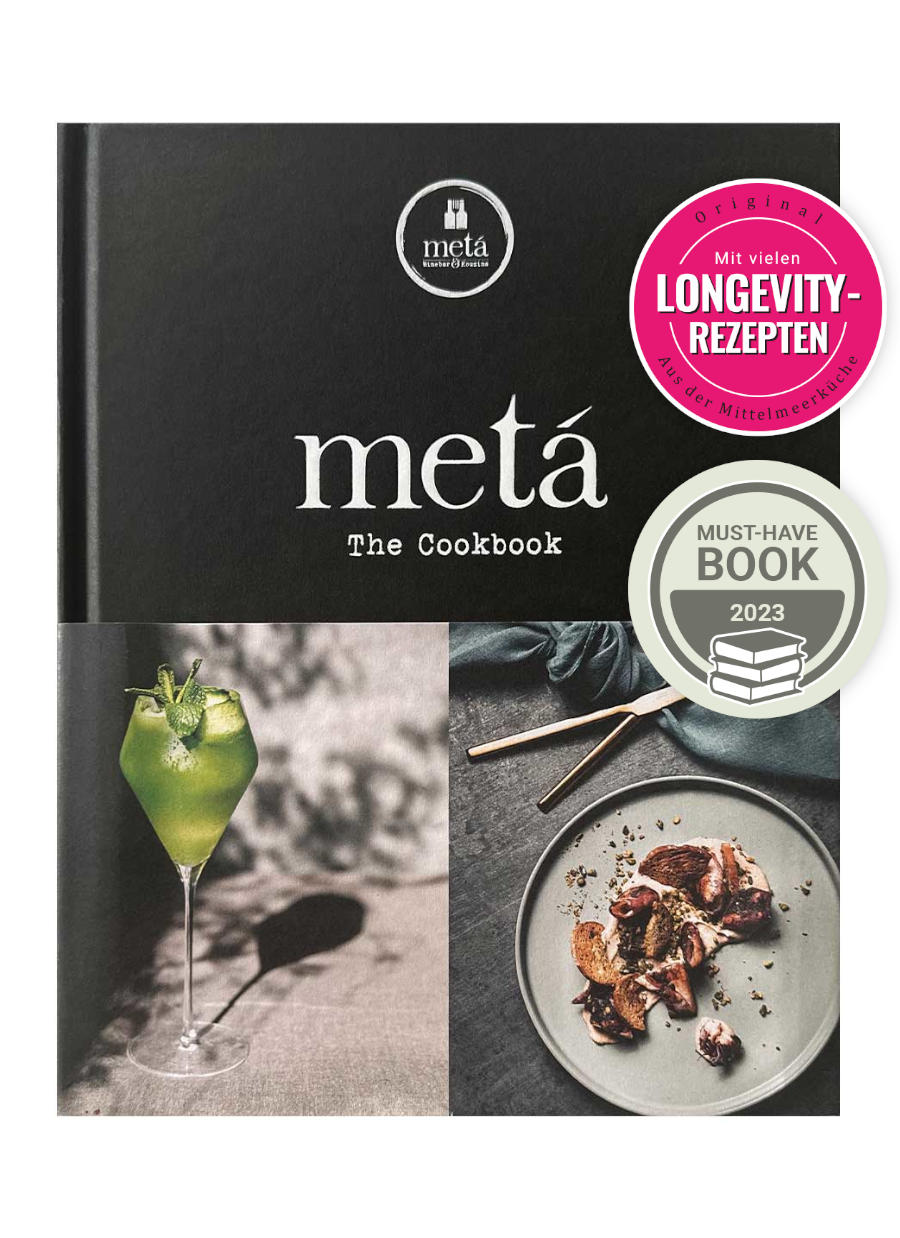 Meta - The Cookbook: Gesunde & Leckere Ernährung, Premium Kochbuch Griechisch Mediterran, Modern Greek Food, 284 Seiten [Deutsch]
